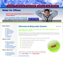 Easywater Cooler - Commercial Website