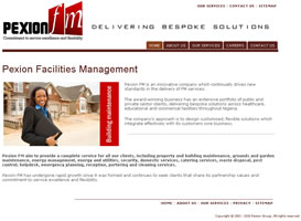 Pexion Group - Facilities Management website