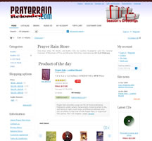 Prayer Rain - E-Commerce Website